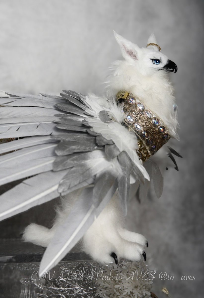 人形 幻獣 グリフィン 海外作家 鳥 ぬいぐるみ アートドール