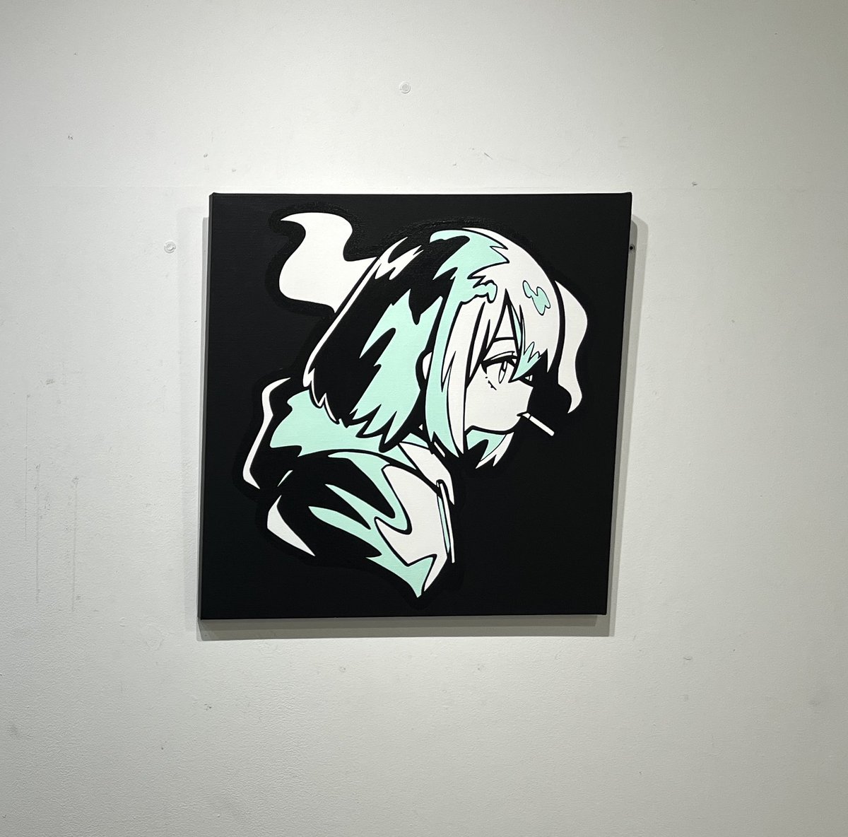 仕事を切り上げてシゲマツ/NANTOKAさんの個展を見てきた。 自分は