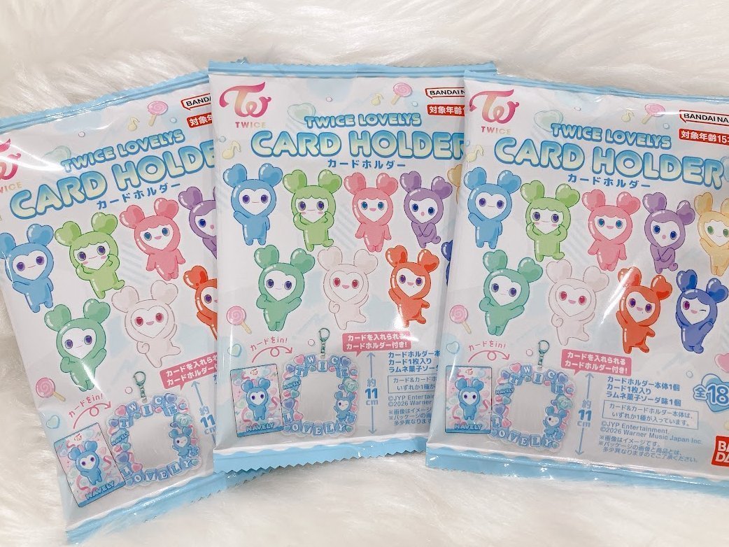 💗#TWICE 商品情報💗 LOVELYS カードホルダー 絶賛販売中！ 全18種の