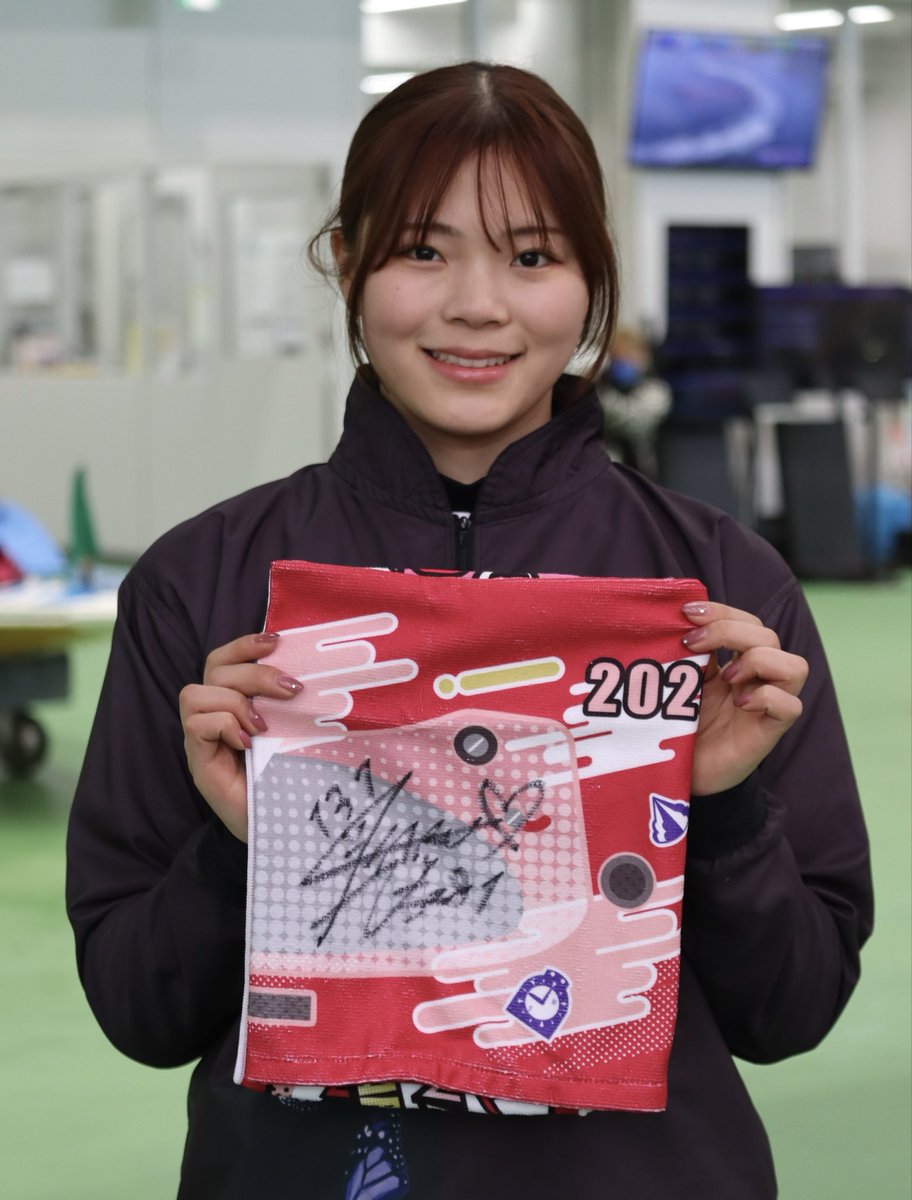 スピードクイーンメモリアル 出場レーサーのサイン入りマフラータオル