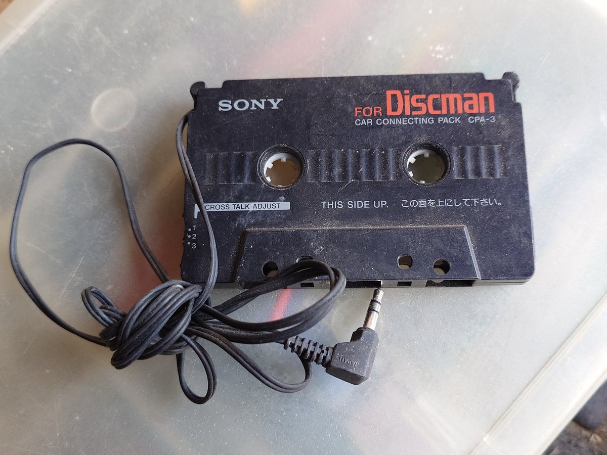 懐かしい〜 カーオーディオのカセットデッキのヘッドに直入れなど