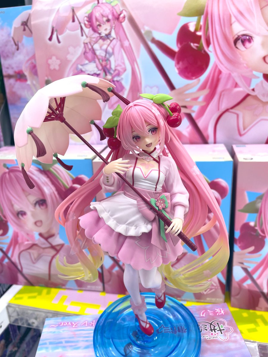 プライズ］本日入荷の新景品🌸 #初音ミク 桜ミクAMP +フィギュア〜桜