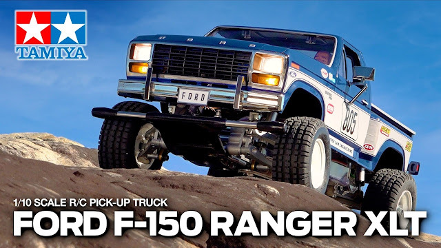 ブログ更新しました！] タミヤが「1/10 R/C FORD F-150 RANGER XLT」の