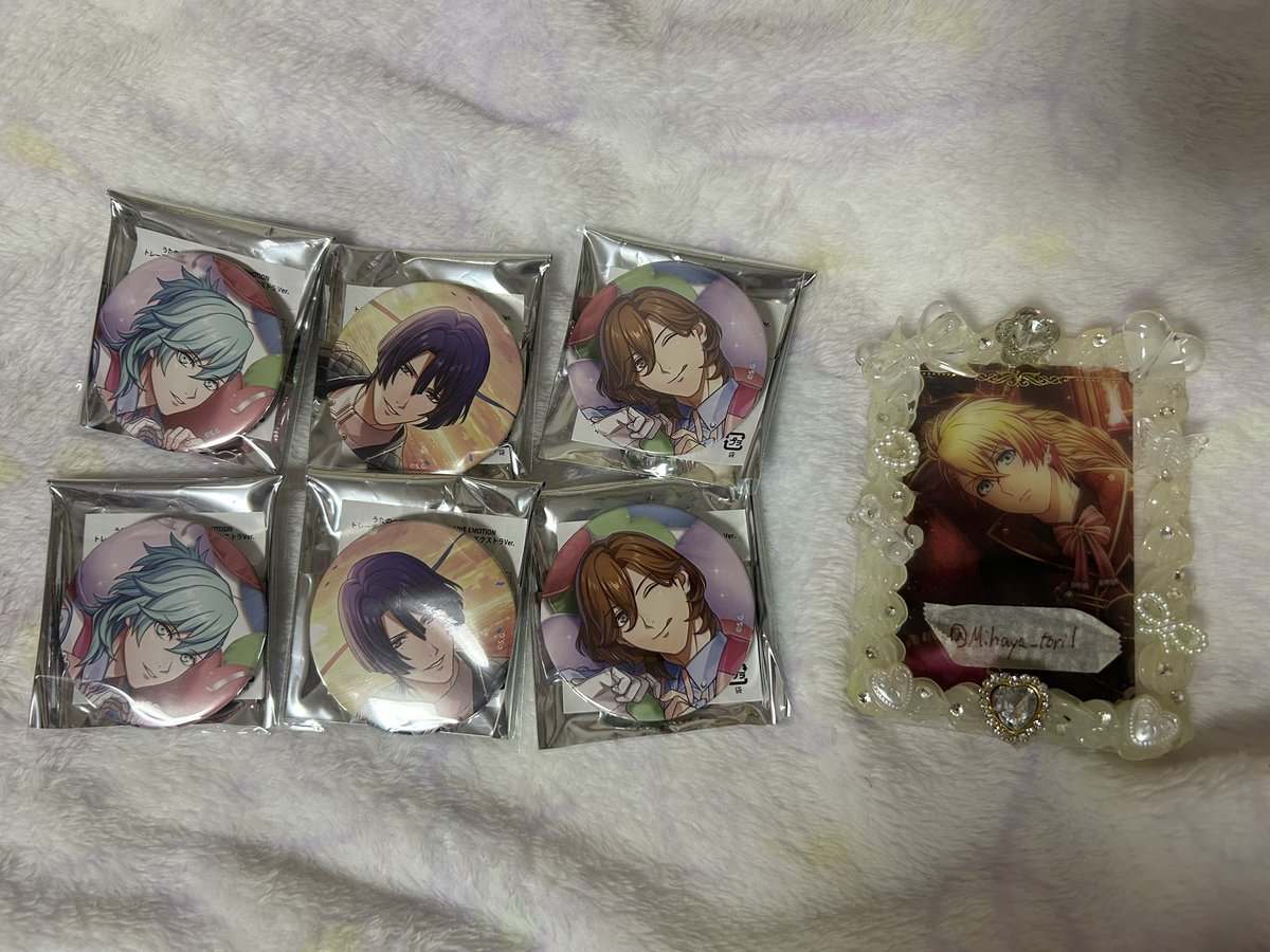 交換】うたプリ AGF 缶バッジ Thanks for you! エクストラVer