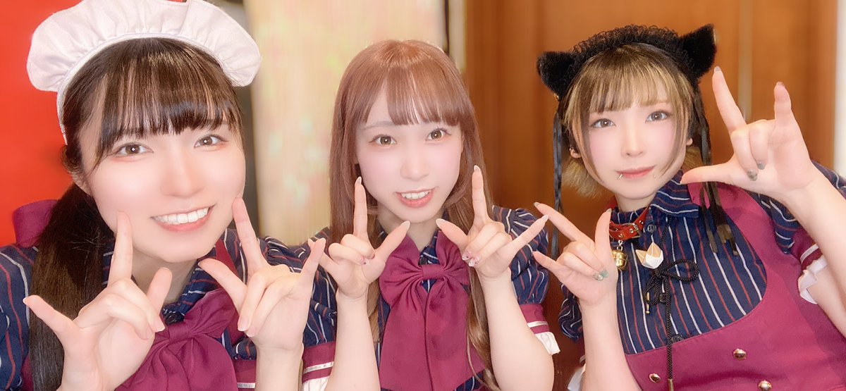 本日もご帰宅ありがとうございました·͜· ❤︎ 🌙組メイドは…… めい🐐も