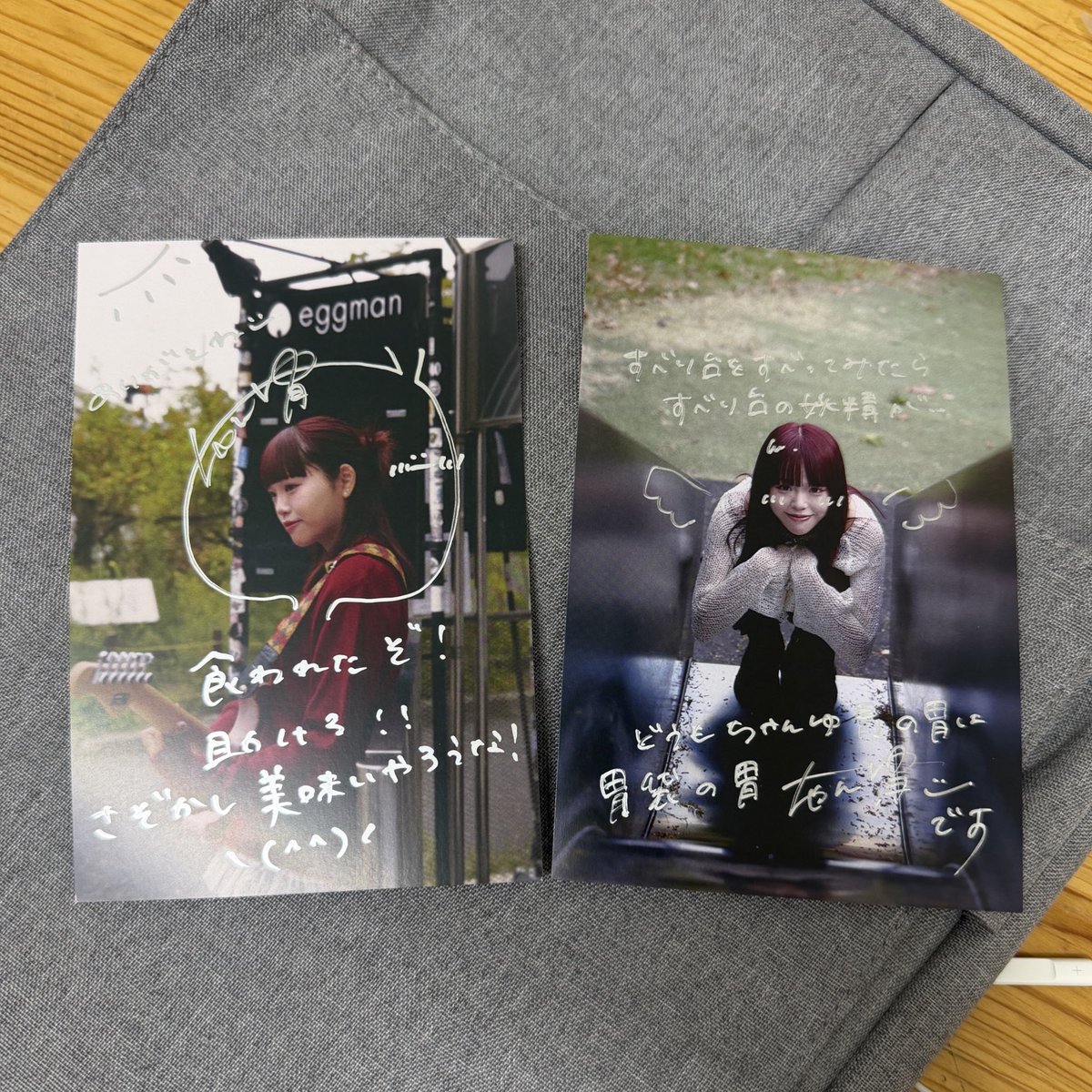 サイン（当たり）付きポストカードです この方たちが当たります 3/6