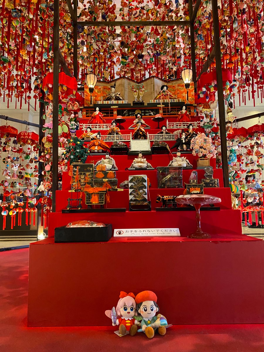 ひな祭り🎎吊るし雛2026 今年も見に来られて良かったネ #アドリボ写真館
