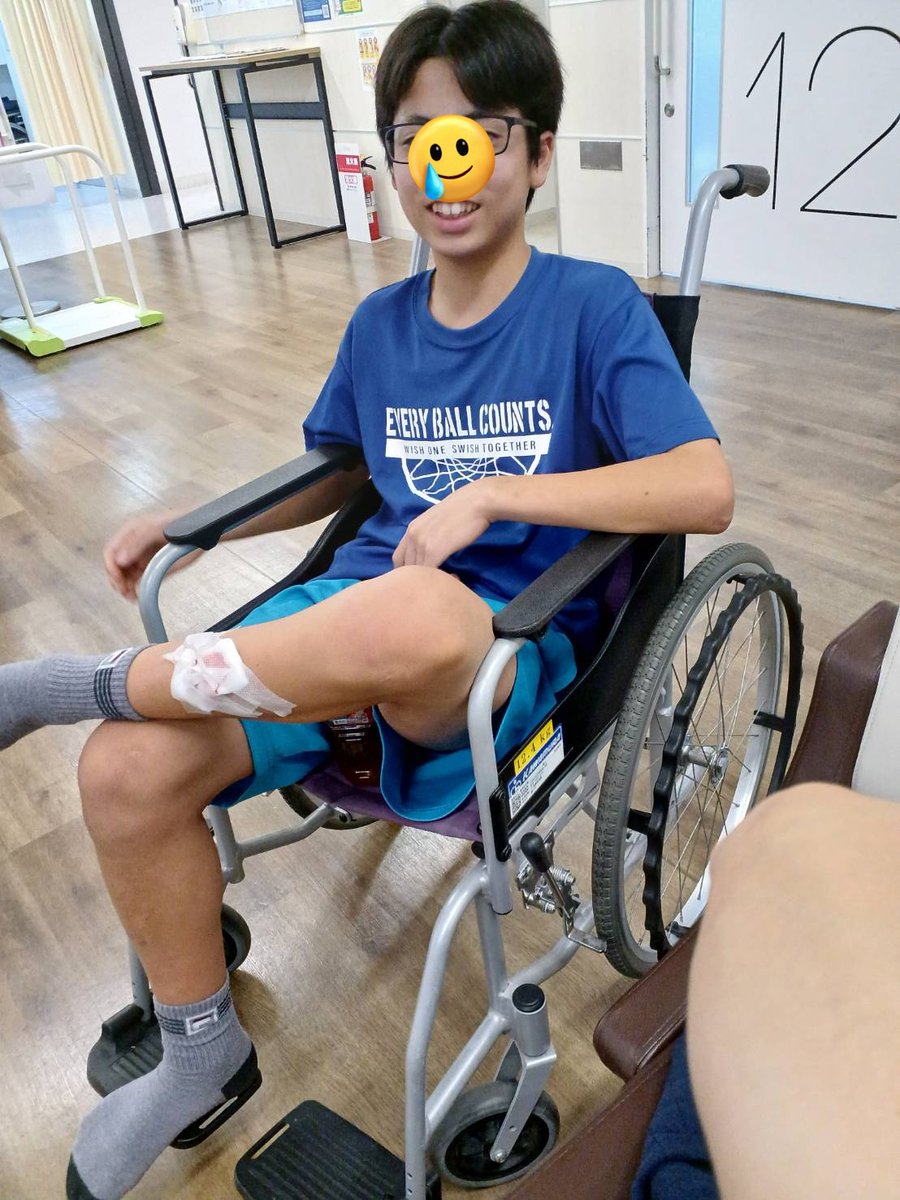 外練の階段で怪我とか しかも2回目よ… どんくさいのか、一生懸命な