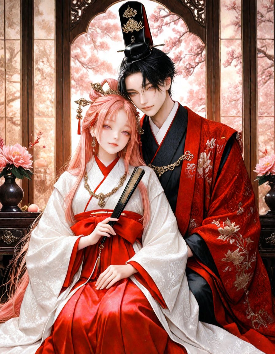 りんごたん❤︎(@MarukajiRingo) 桃の節句にとてもかわちぃプロンプト