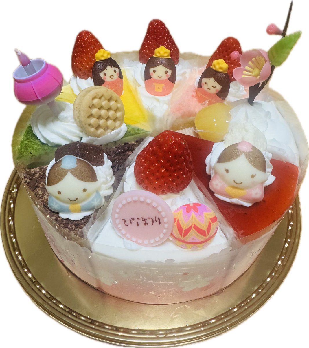 ひな祭りはみんなどんなケーキかなぁー？ ちーちゃんのケーキはこちら
