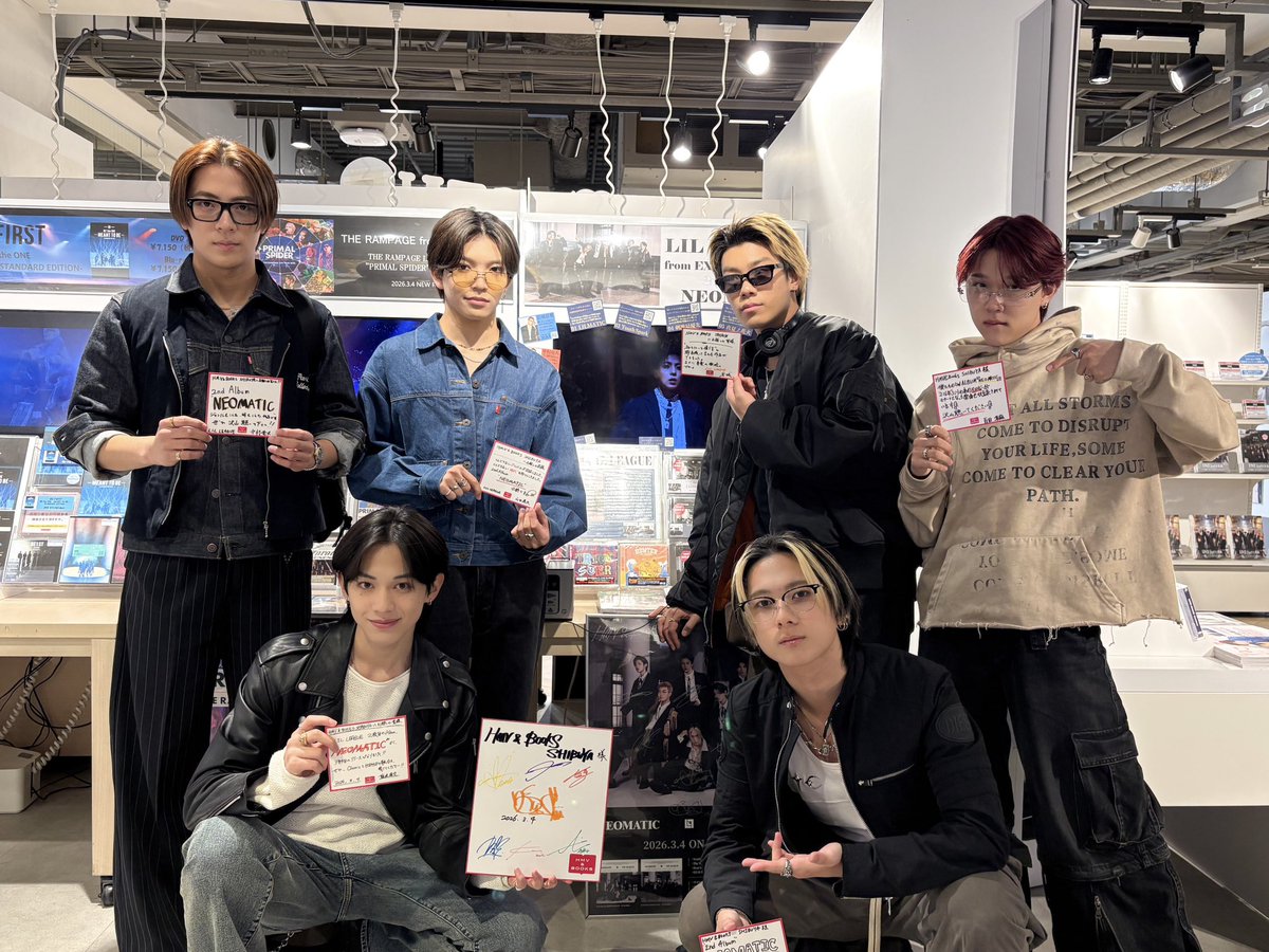 タワーレコード 渋谷 様 HMV&BOOKS SHIBUYA 様 SHIBUYA TSUTAYA 様