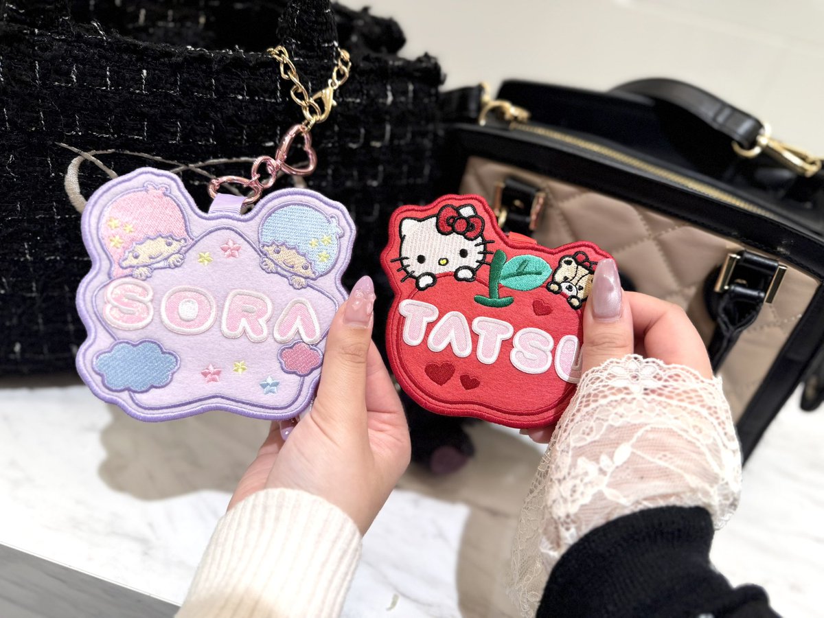 サンリオのワッペン作ってきたよ📛💟 でもねAがなかった；；逆さまにし