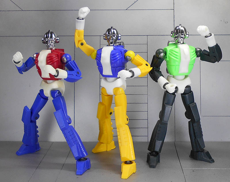 おそよます #3月になったから3人並んだ画像を貼ろうぜ #ミクロマン