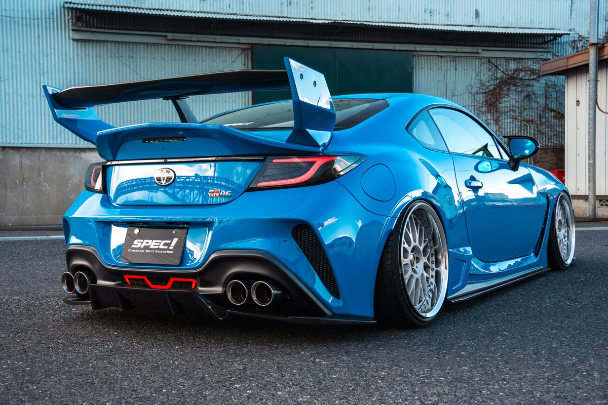 SPEC！セフィロスです 弊社のGR86 リアディフューザーはSPEC！GR86リア