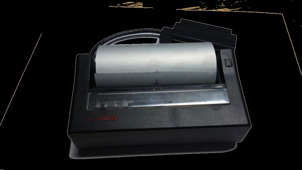 The legendary ZX81 with its silver printer paper that looked like
