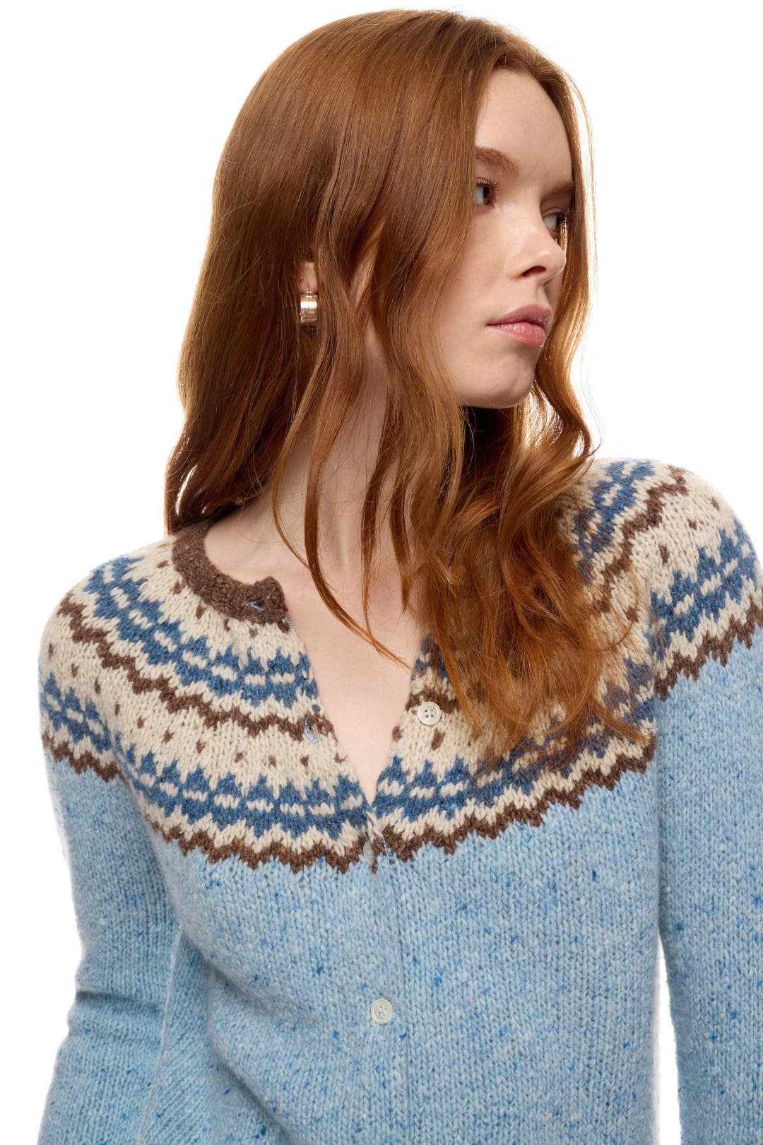 Marge Fair Isle Cardigan by Ann Mashburn | Rent the Runway