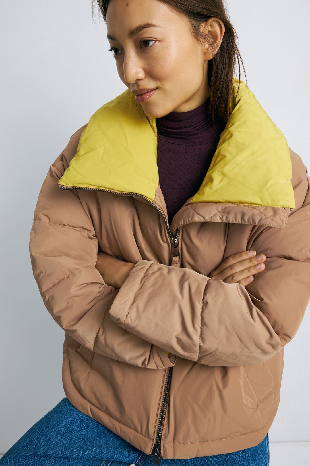 Padded Puffer Jacket by OOF | Rent the Runway