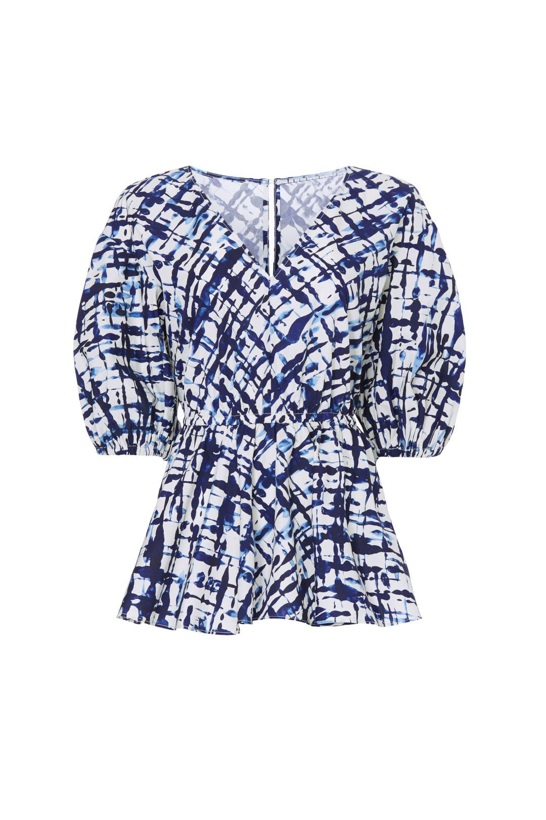 Puff Sleeve Peplum Top by Jason Wu x RTR | Rent the Runway