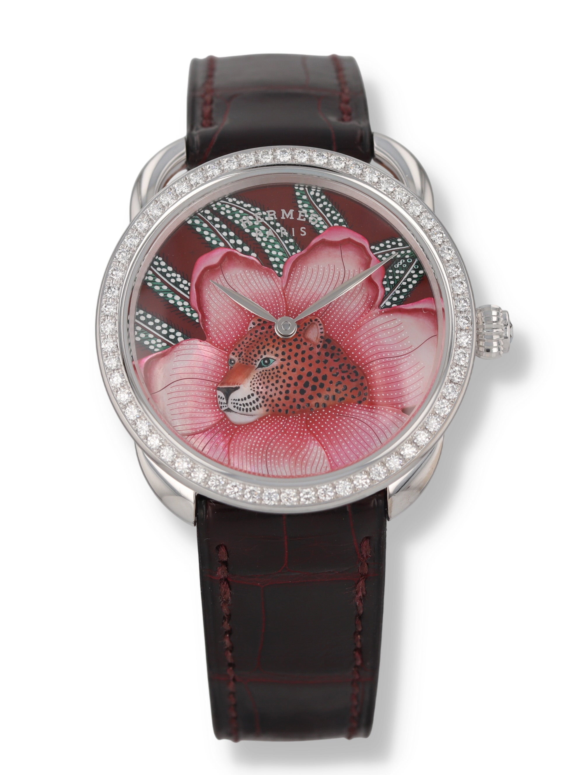 Hold - PD MEMO) 40939: Hermes 18k White Gold Arceau, Ref. AR6.A93b