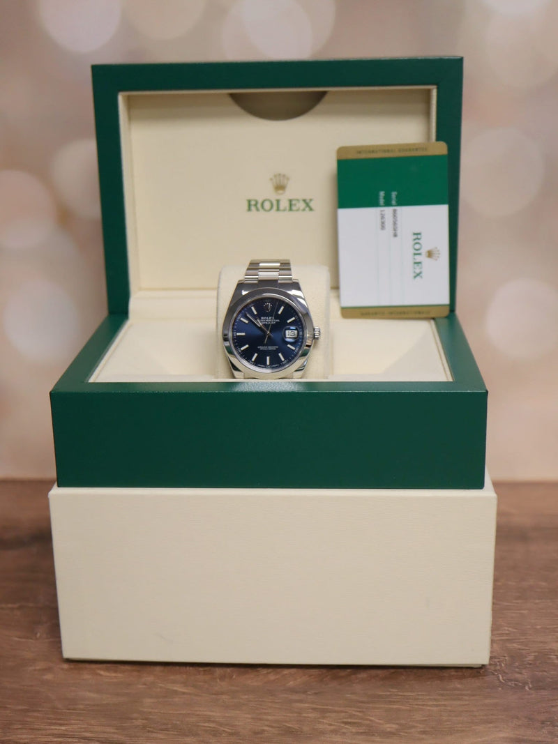 36306: Rolex Datejust 41, Ref. 126300, 2018 Box and Card – Paul