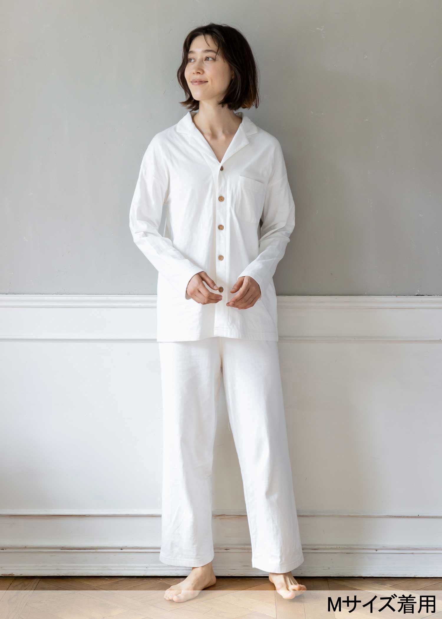 オーガニックコットンダブルガーゼ男女兼用パジャマ