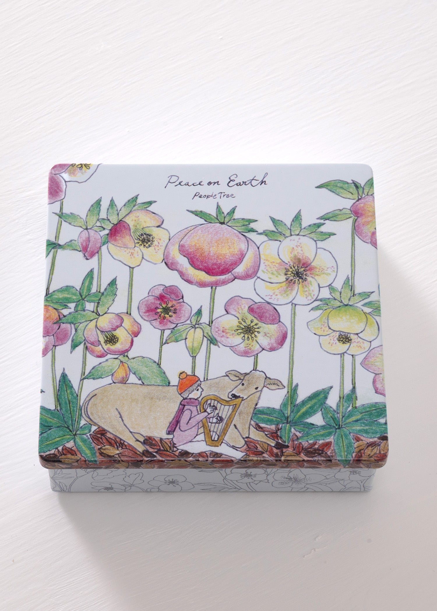 イラスト缶 ウシさん2025 オーガニックミルク＆カラメル