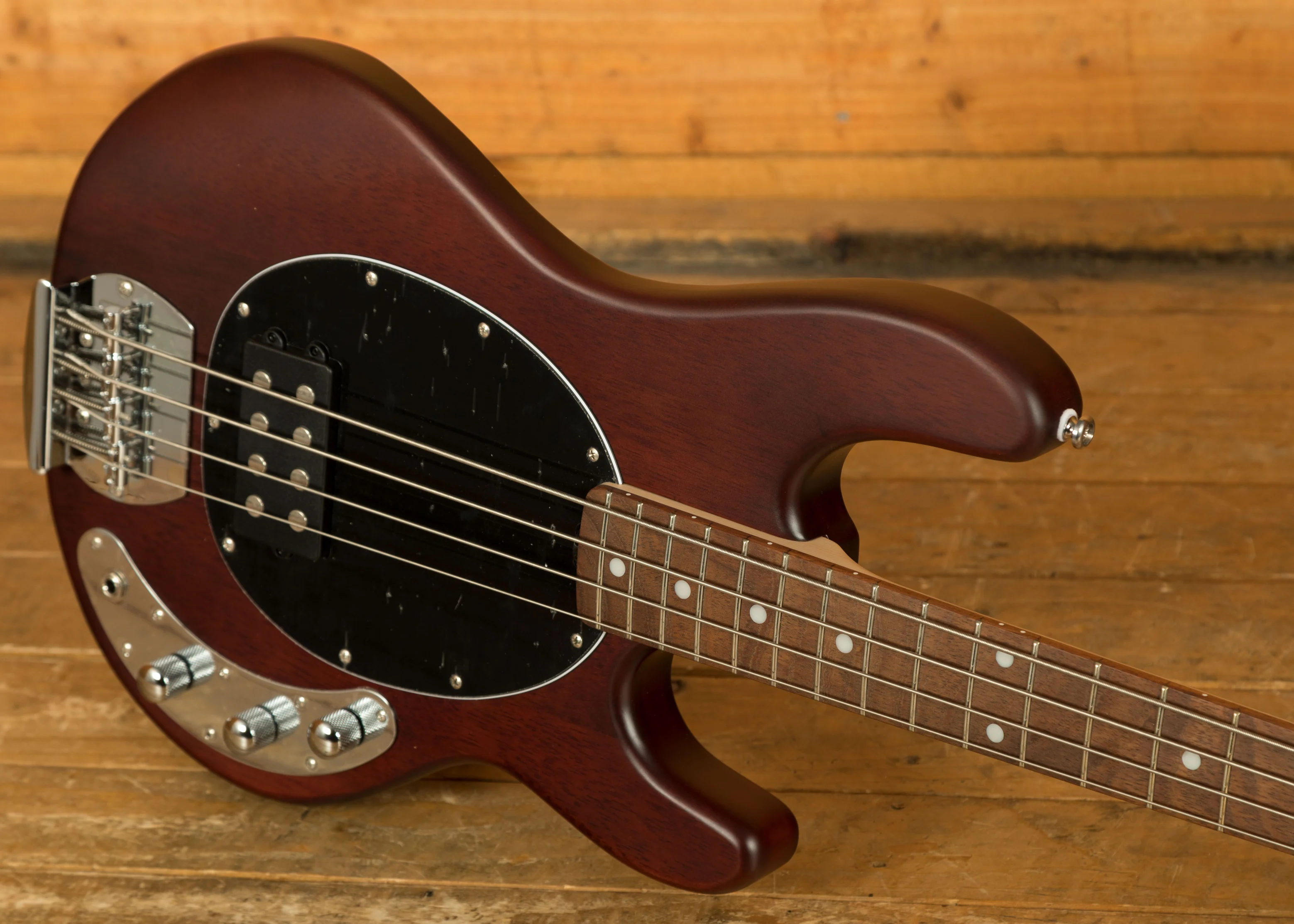 Sterling RAY4 SUB Series StingRay Bass - Walnut Satin