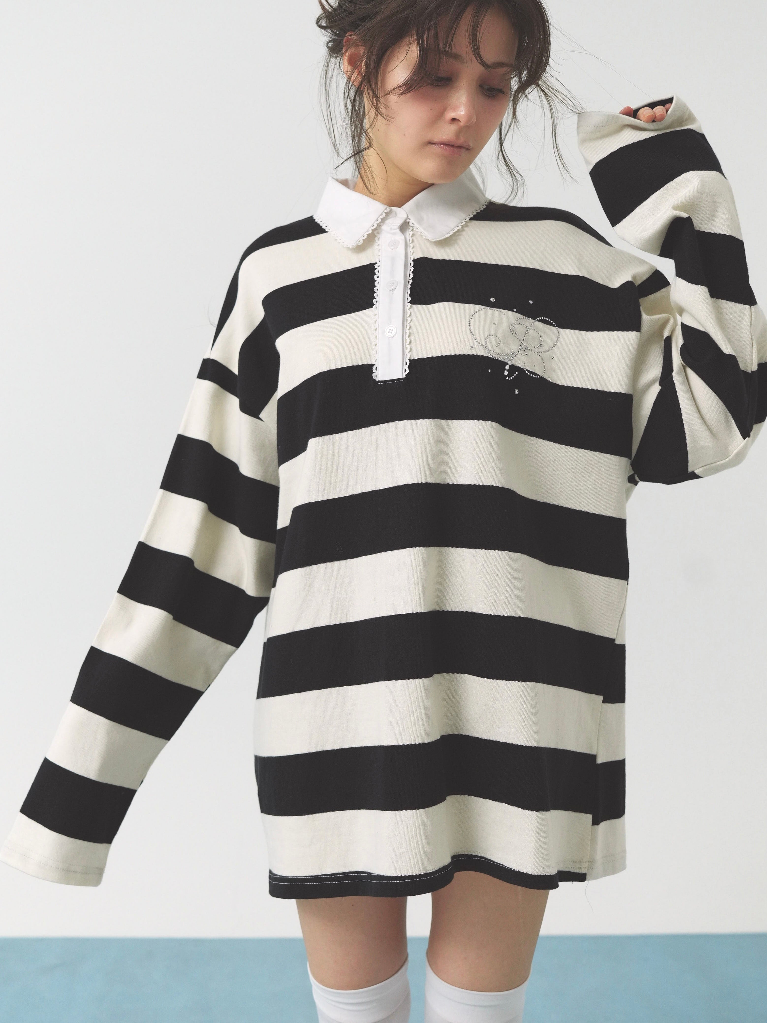 3/31発送】pc rugby shirt op｜PELLICULE | ぺリキュール