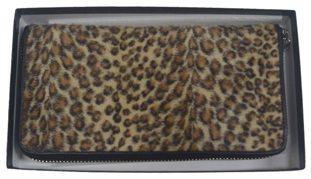 豹柄ラウンドファスナー財布(新作)