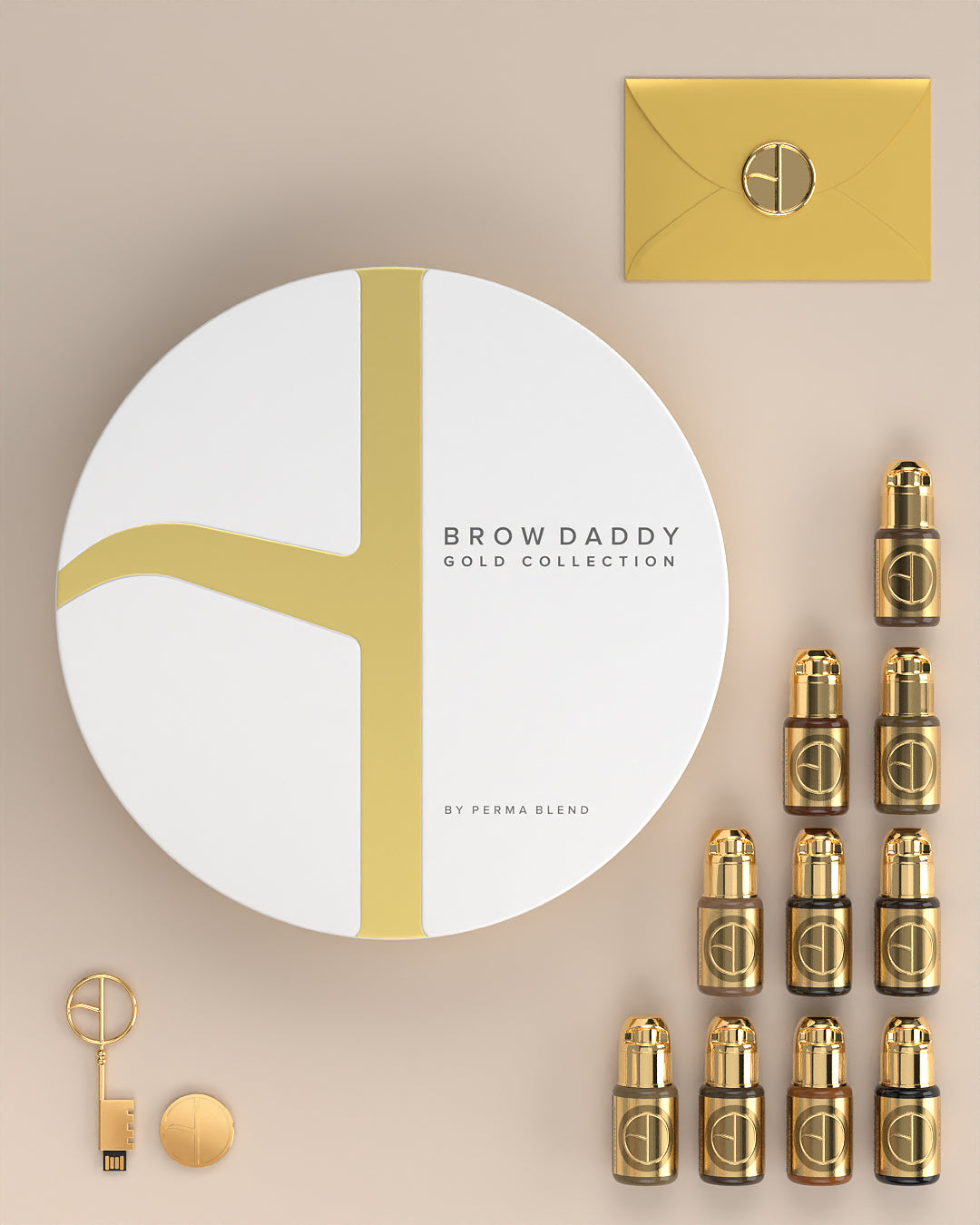 The Brow Daddy Gold Collection Kit (Last Supplies) – Permanent