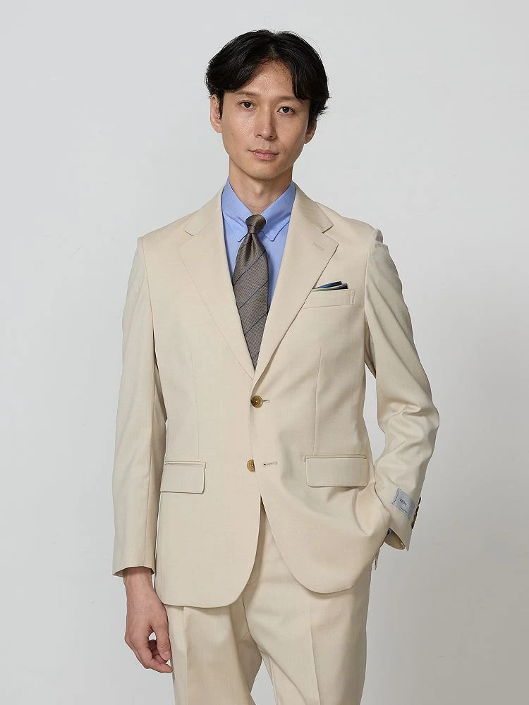 REDA】ヘリンボーン柄スーツ ベージュ | P.S.FA公式通販