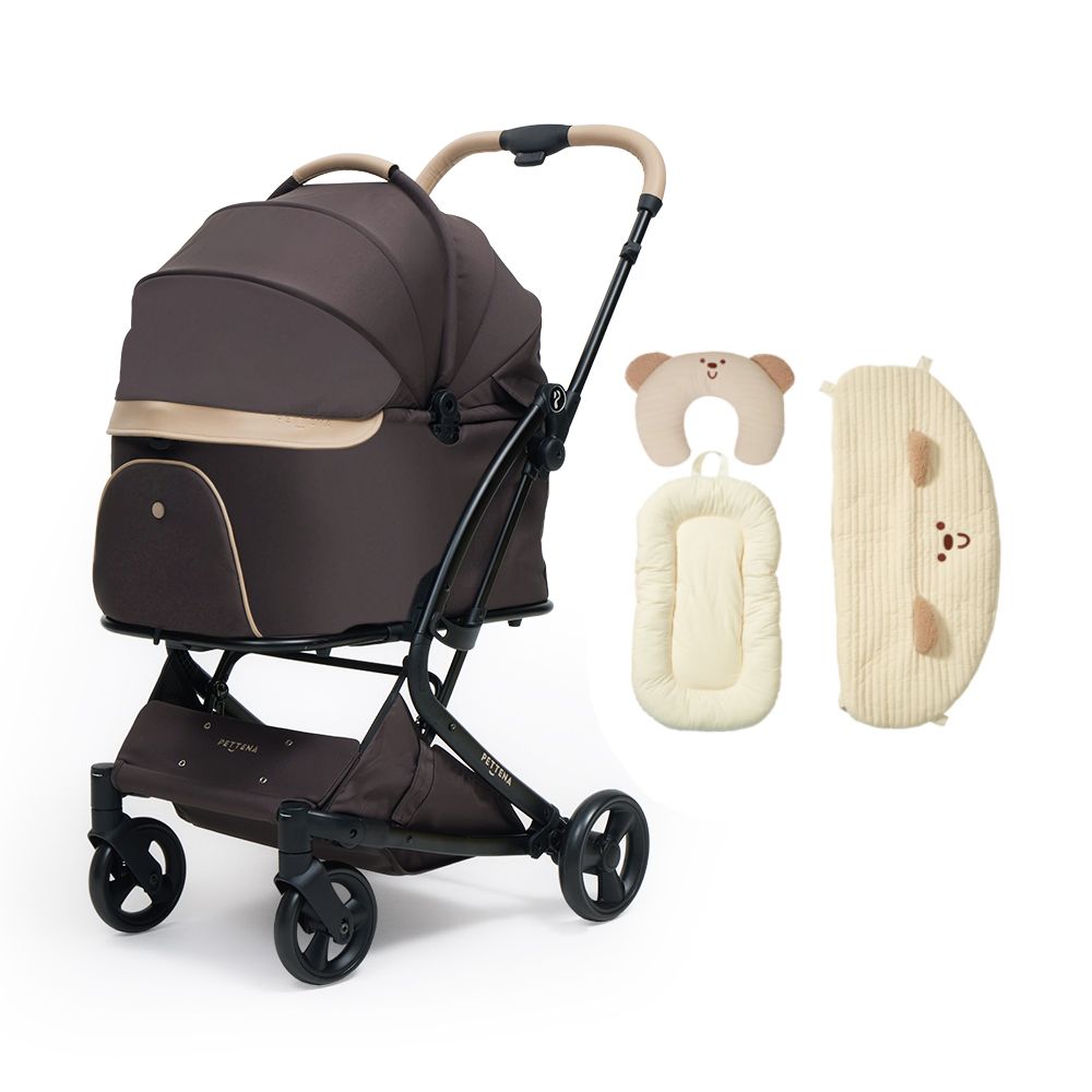 ペットカート 分離型 MILOU Small Size｜電車対応キャビンカバー付き