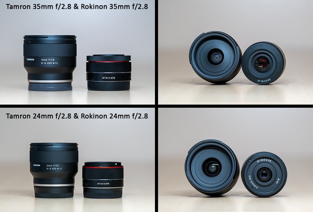 Tamron 24mm f/2.8 and 35mm f/2.8 Review: Compact & Affordable