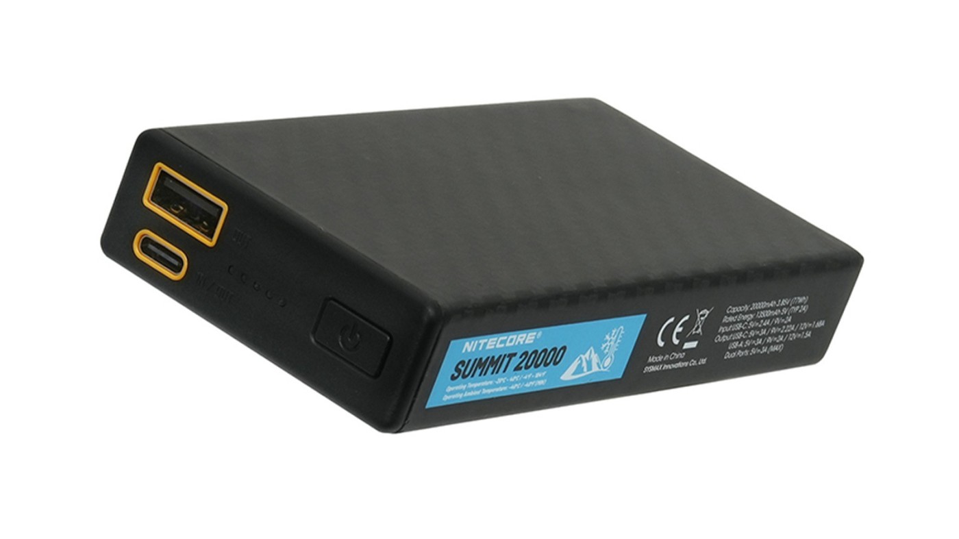 浅沼商会、NITECORE 耐低温モバイルバッテリー「SUMMIT 10000 / 20000