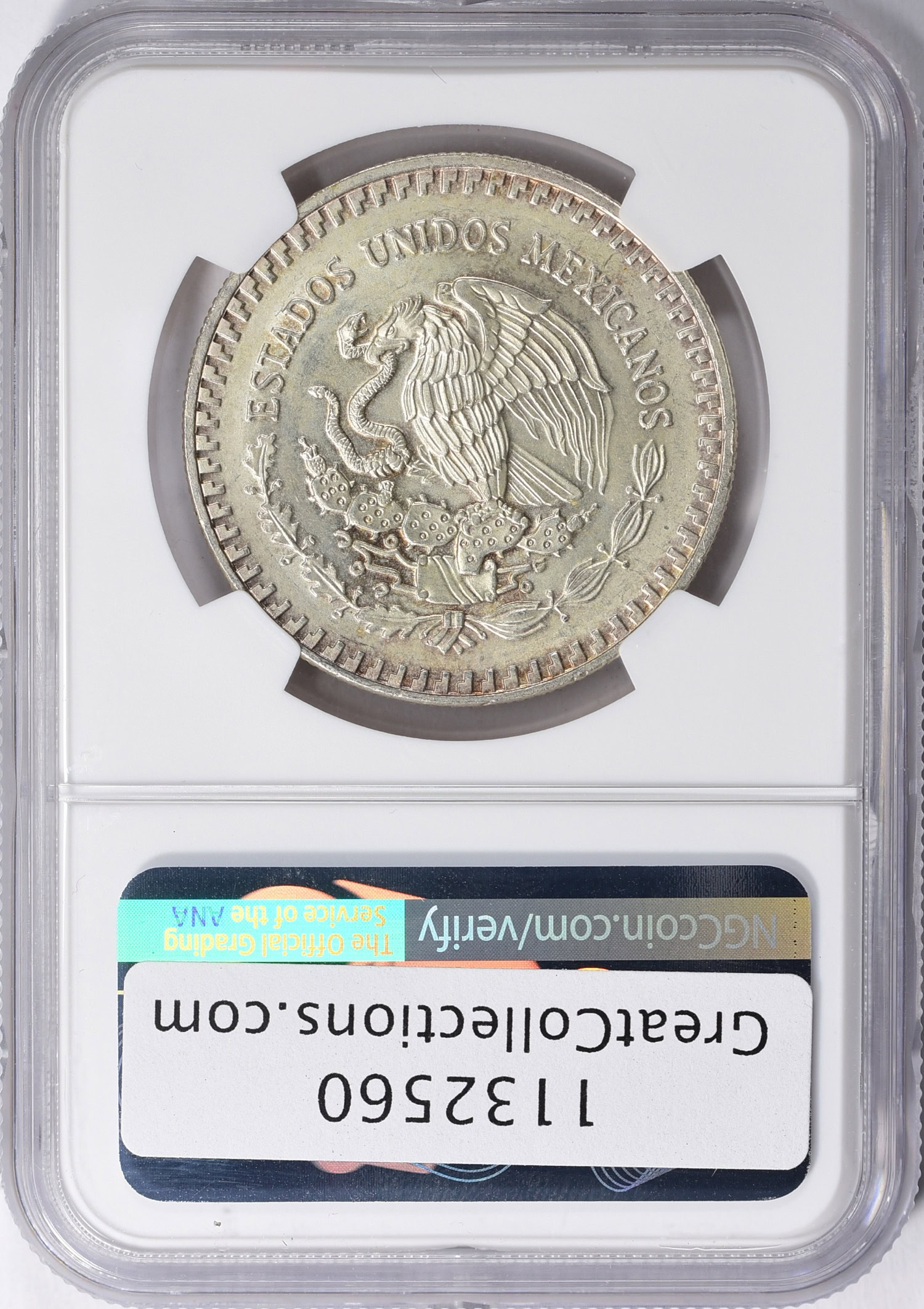 Mexico 1992-Mo Silver Onza Libertad KM-494.3 NGC MS-64 (Item