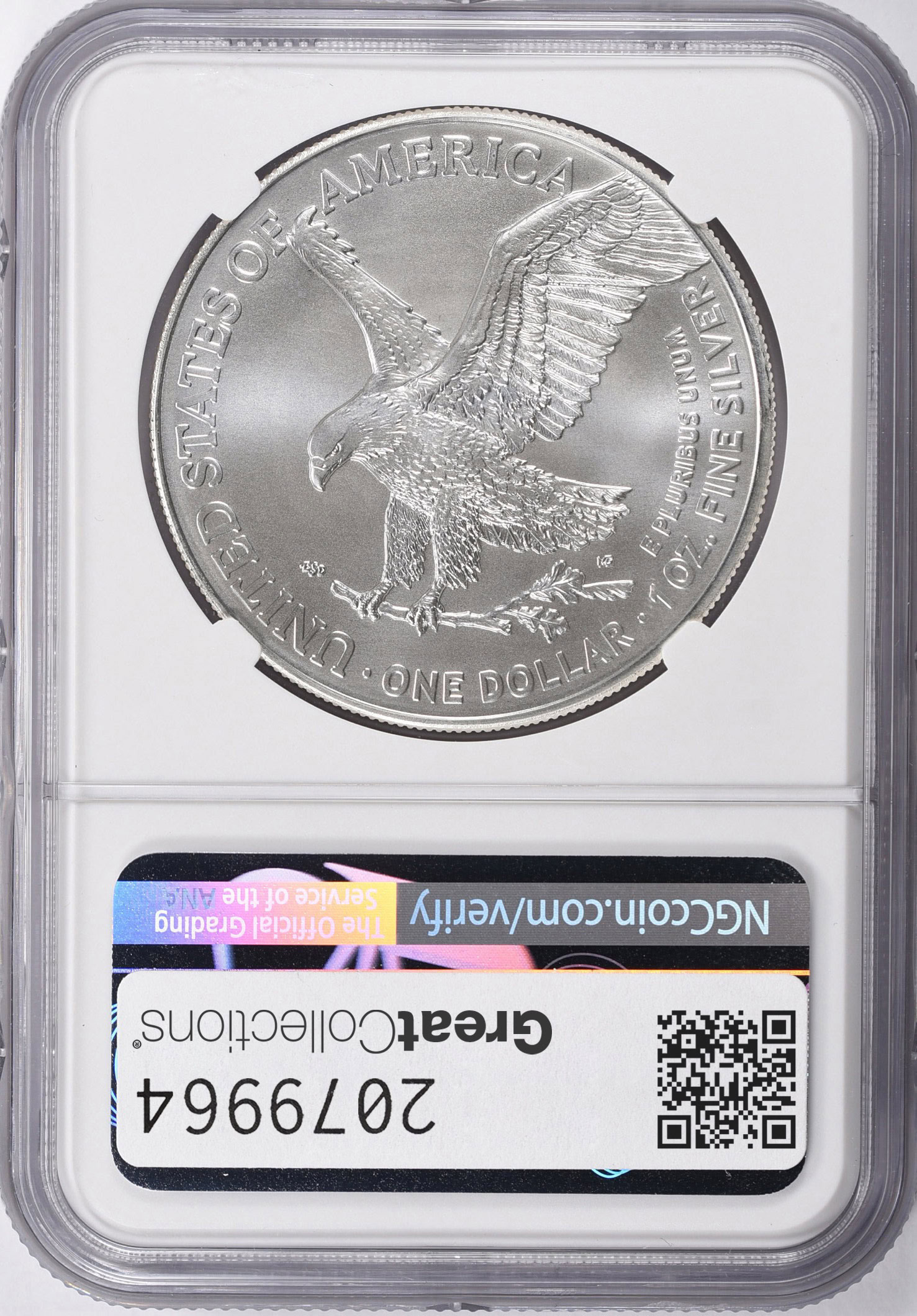 2021 $1 Silver Eagle Type 2 NGC MS-70 (Item 2079964
