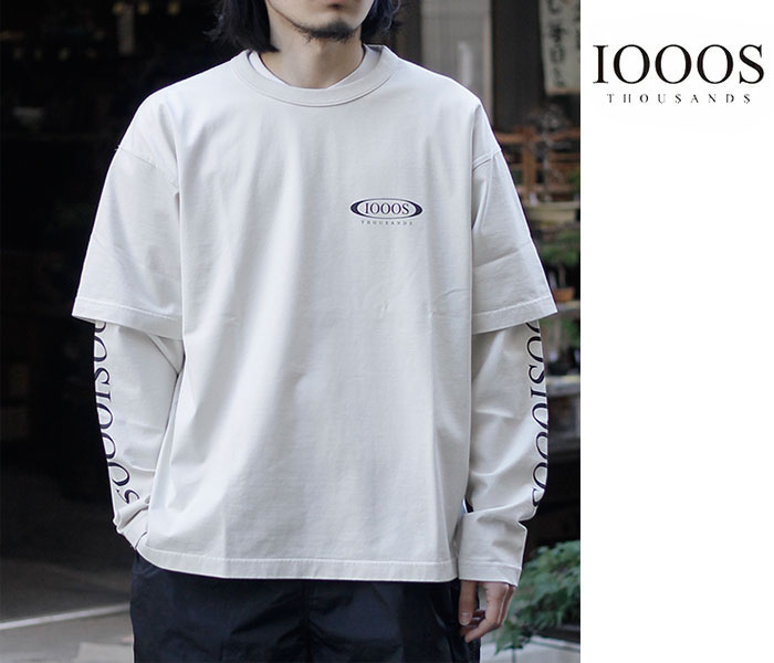 サウザンズ 1000S レイヤードロングスリーブ Tシャツ LAYERED LS TEE