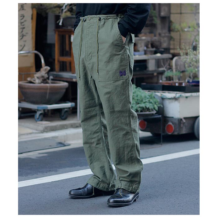 40%OFF セール ニードルズ NEEDLES ストリング ファティーグパンツ