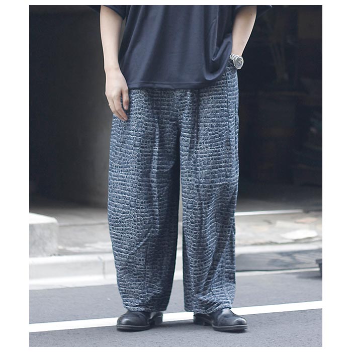 ニードルズ NEEDLES 10オンス デニム クロコダイル ジャガード