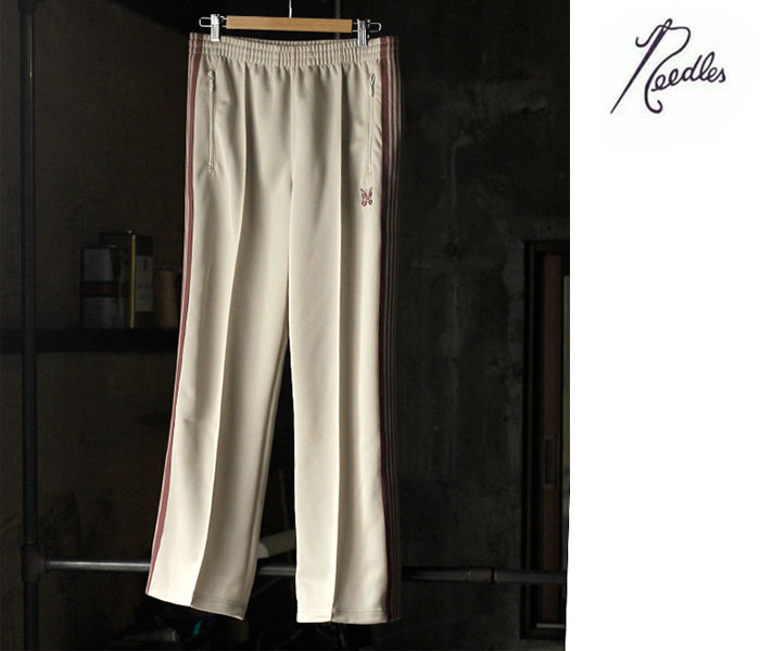 Needles ベージュ ストライプ ジャージ S needles ジャージ（メンズ