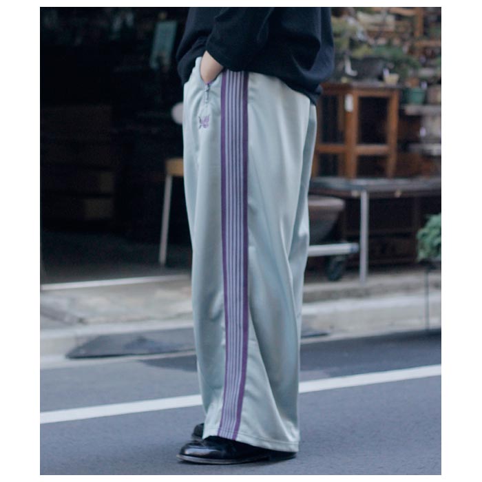 ニードルズ NEEDLES ヒザデル ポリエステル スムース トラックパンツ