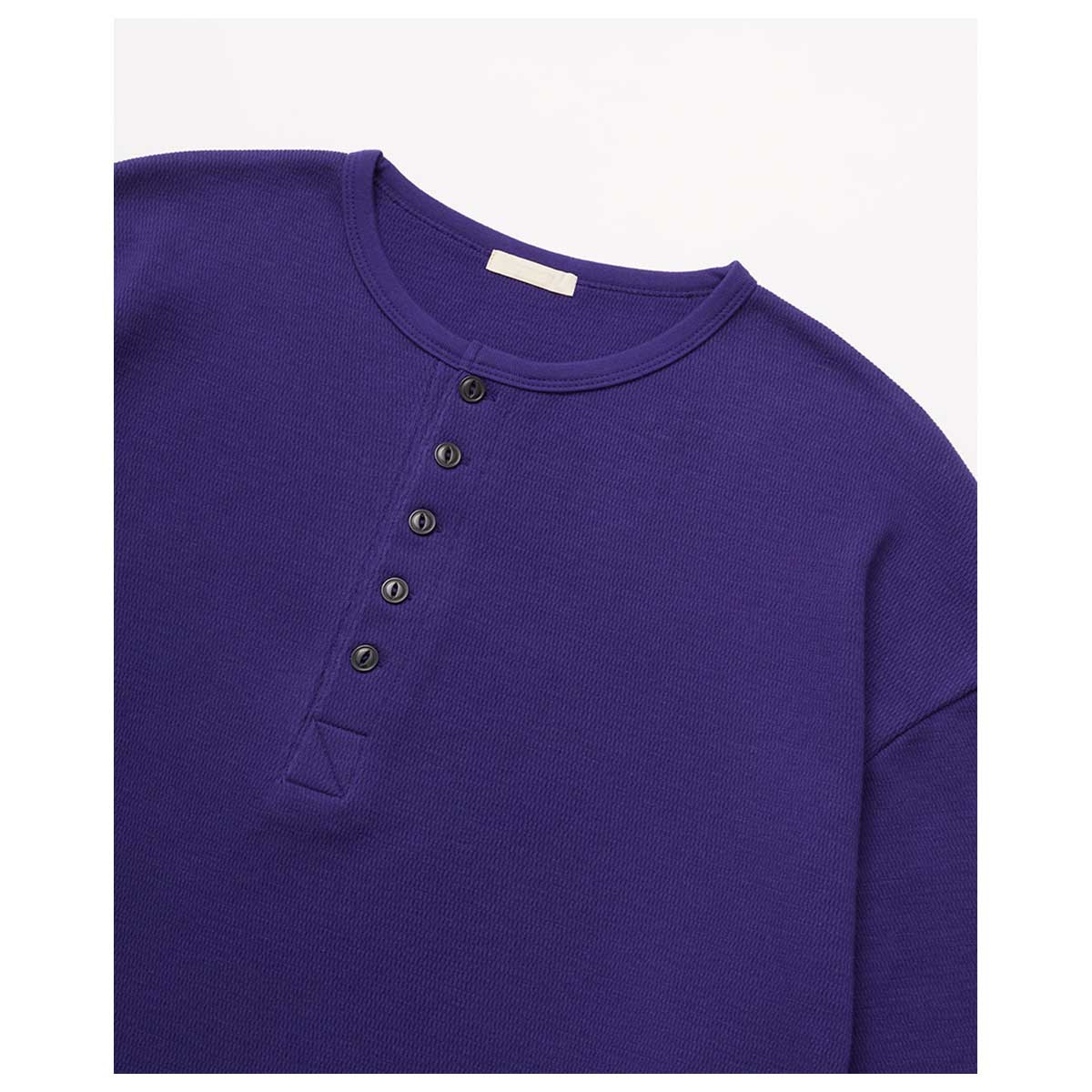 アルテリア ULTERIOR コットン カシミヤ ハニカム ヘンリーネック