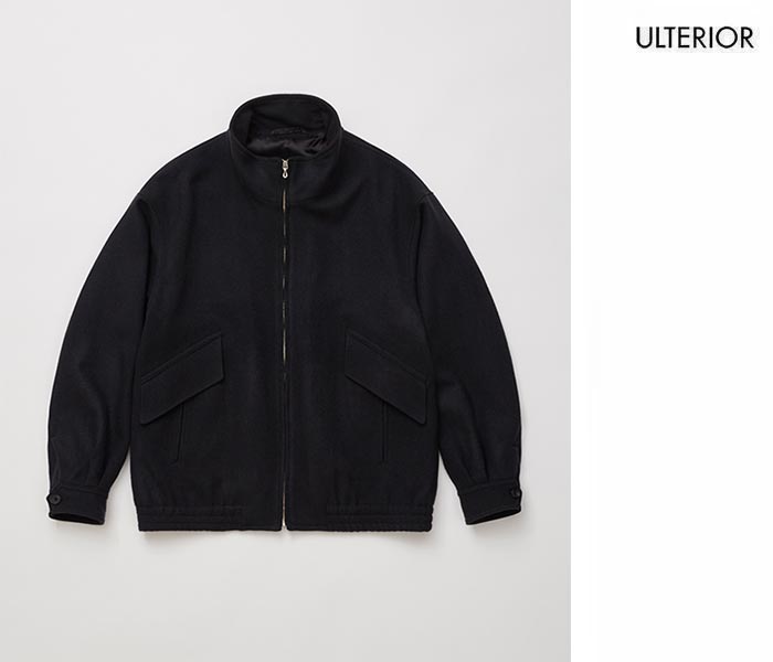 アルテリア ULTERIOR シャンブレー ソフト メルトン ジップアップ