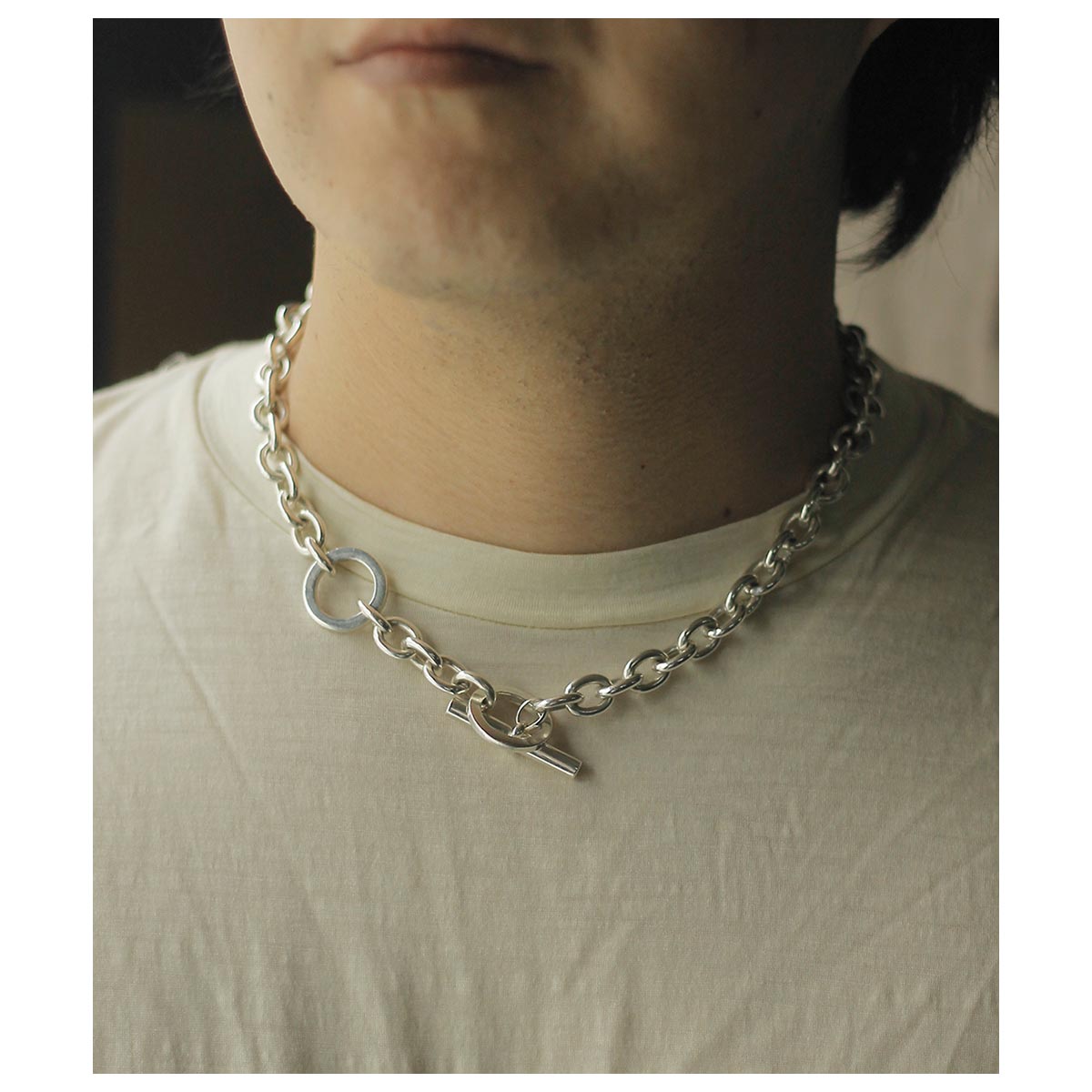 インチ Intch. エリプス スターリングシルバー チェーン ブレスレット