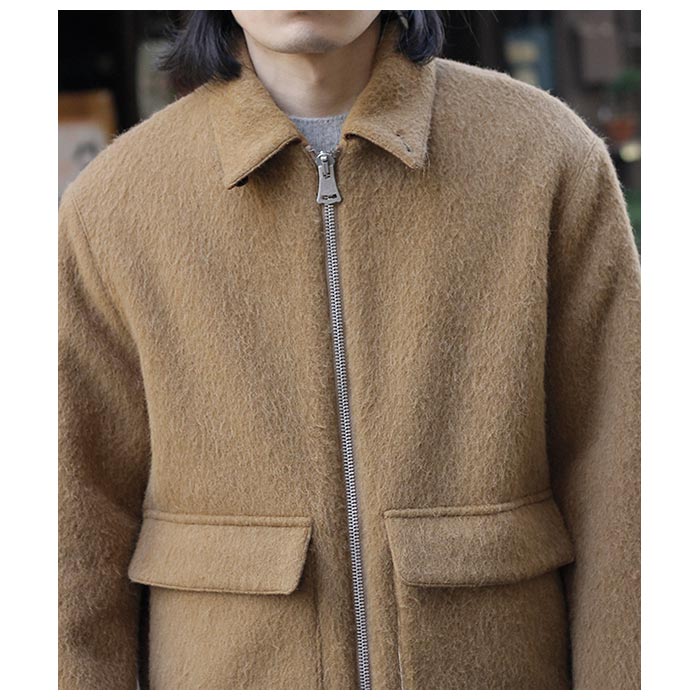 インテリム INTERIM ダブルフェイス ヘアリー アルパカ ウール