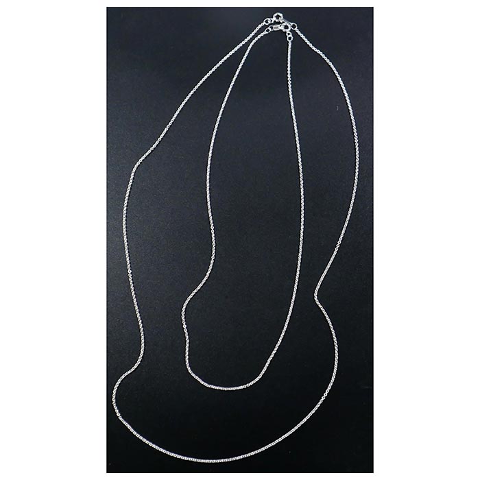 インテリム INTERIM タスコシルバー サークルチェーン ペア ネックレス