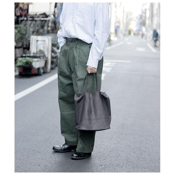 モルフェ Morphee 24SS 新色 ゴートレザー ミディアム トート ダーク