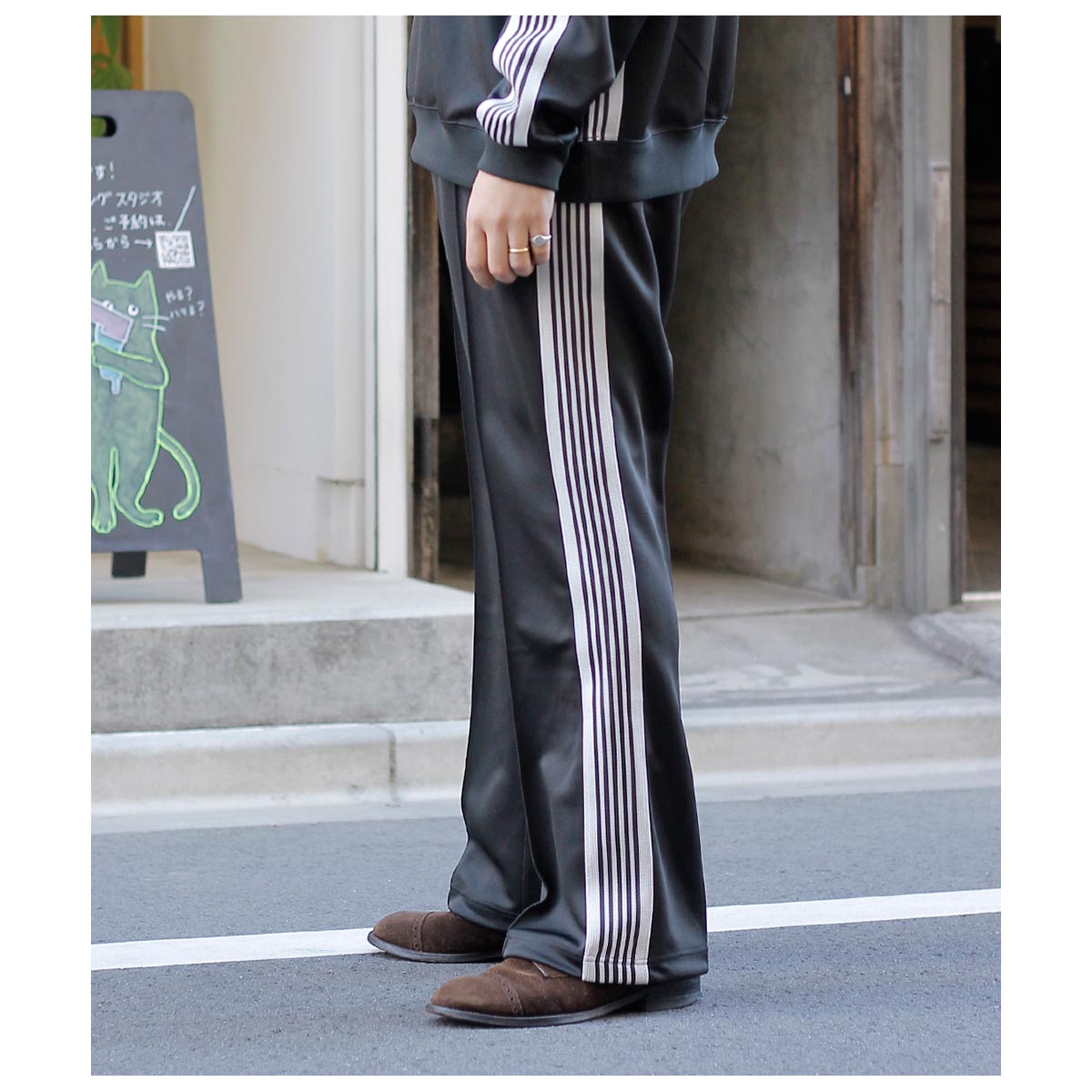 ニードルズ NEEDLES ポリスムース ブーツカット トラック パンツ Boot