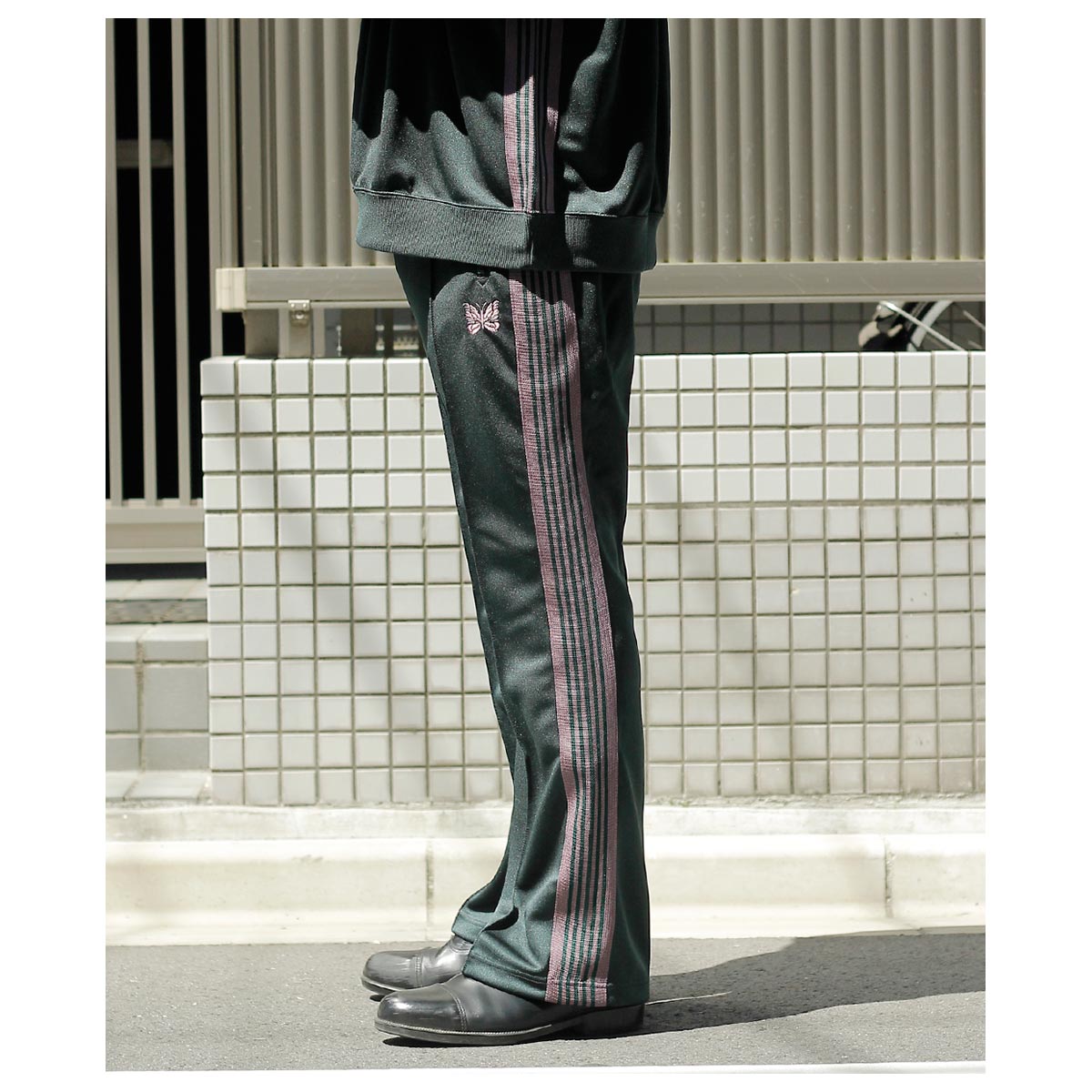 40%OFF セール ニードルズ NEEDLES ブーツカット トラック パンツ ポリ