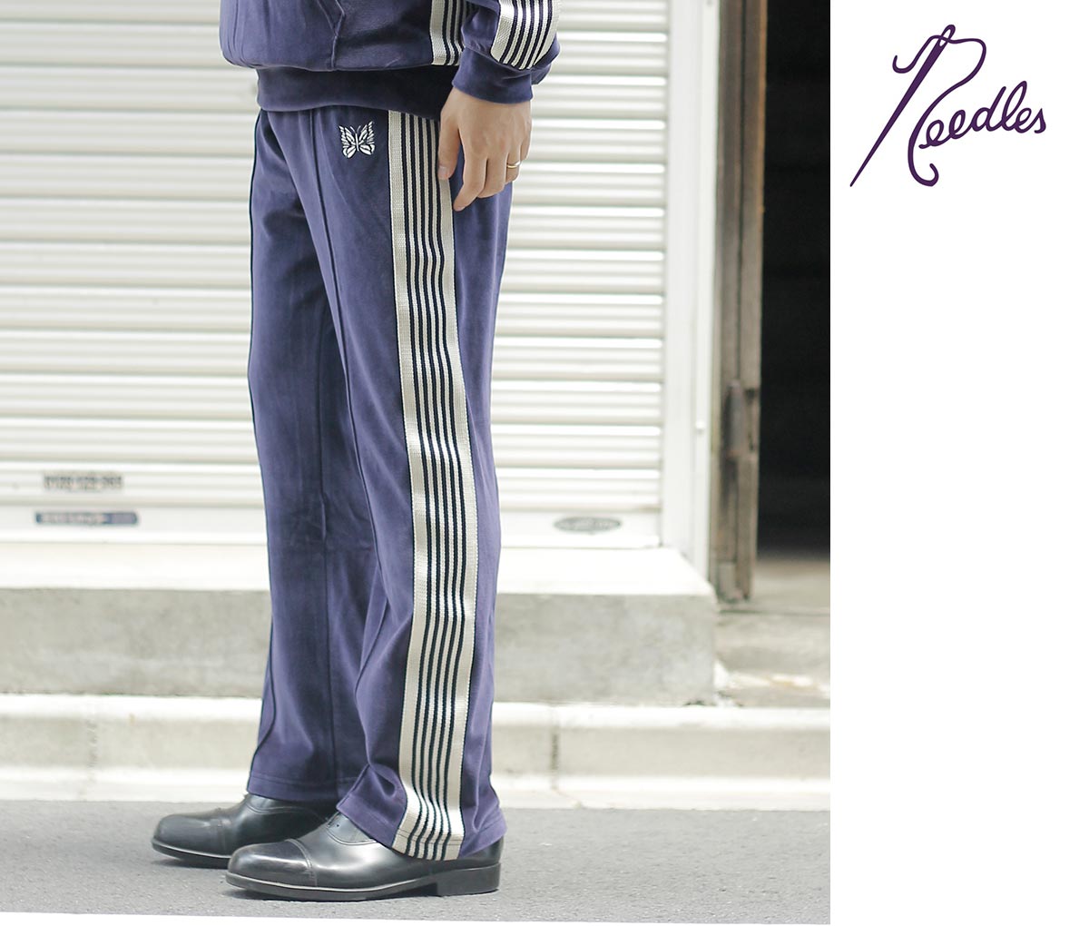 40%OFF セール ニードルズ NEEDLES ベロア ナロートラックパンツ